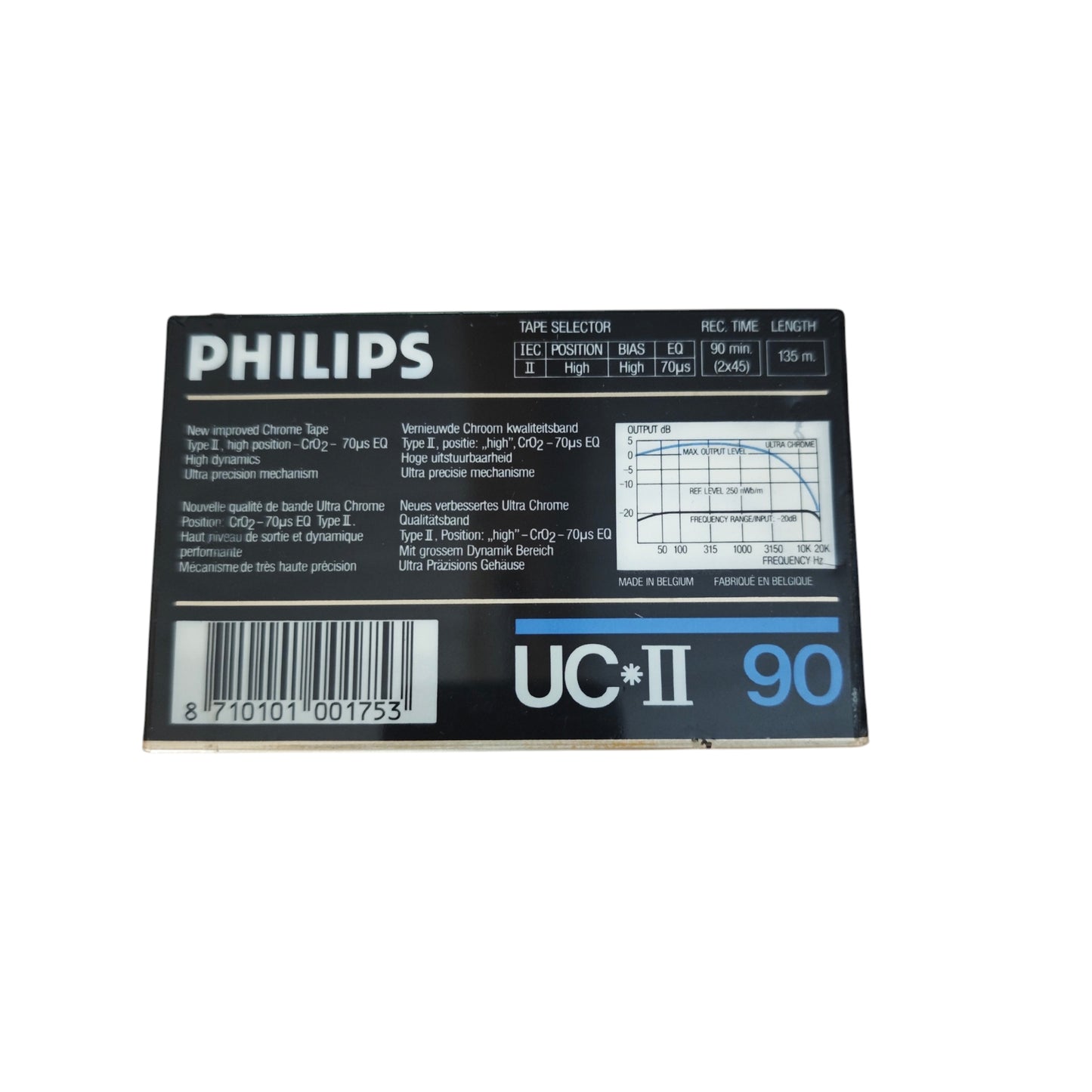 Philips UC-II 90 Audiokassette Leer Kassette