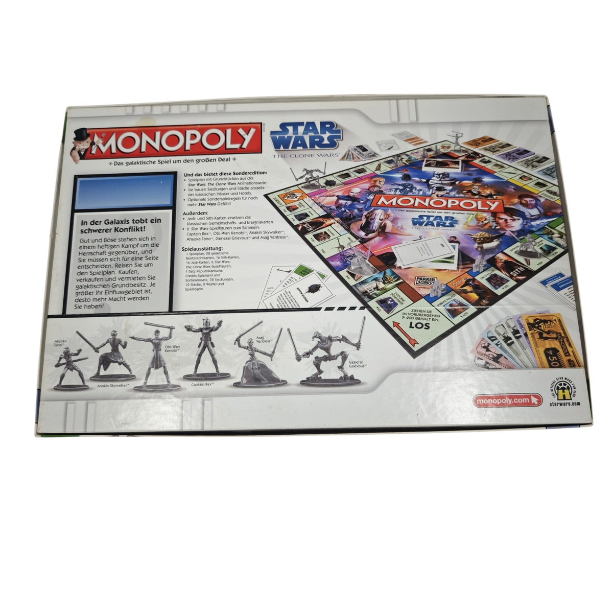 Brettspiel-Edition Monopoly Star Wars: The Clone Wars von Parker und Hasbro