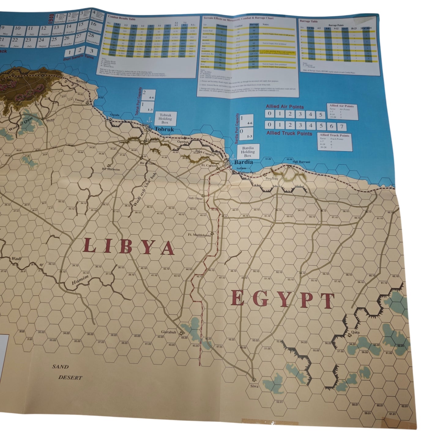 Afrika: The North African Campaign, 1940-1942“, ein Wargame von The Gamers aus dem Jahr 1993.