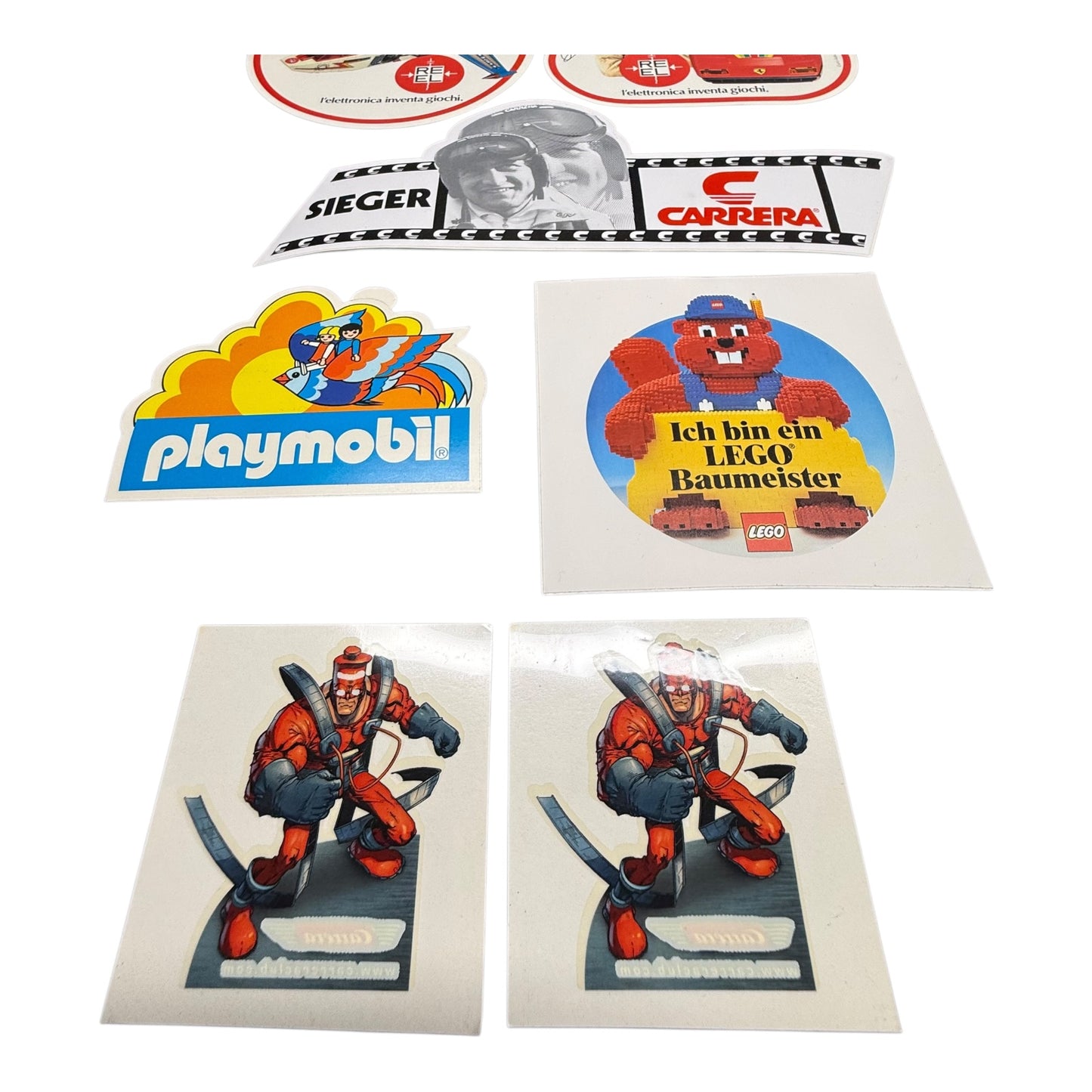 Sticker Playmobil Lego Carrera Aufkleber Konvolut