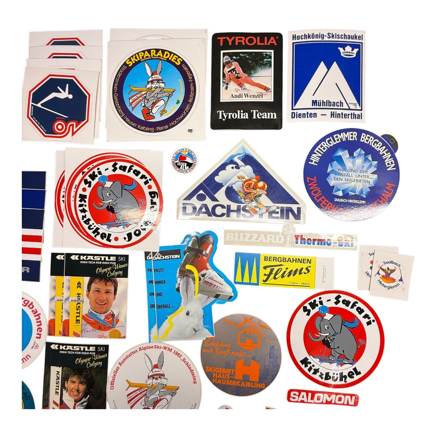 Sticker Ski Dachstein Atomic Schifahren Fischer Aufkleber Konvolut