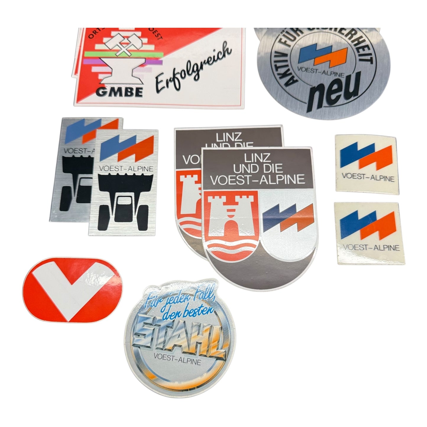 Sticker Voest Alpine Konvolut Aufkleber