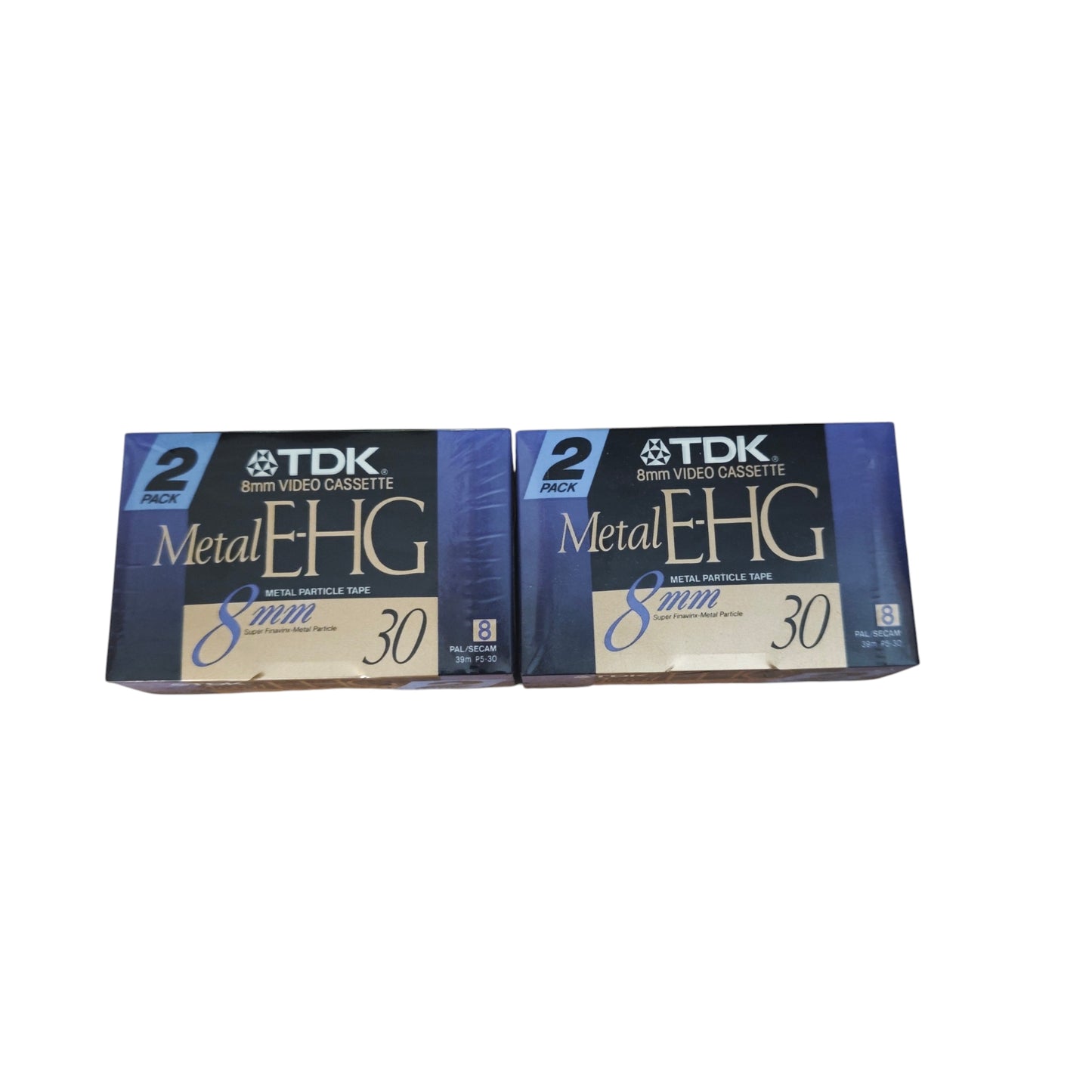4 Stk. TDK Metal E-HG 8mm Videokassetten