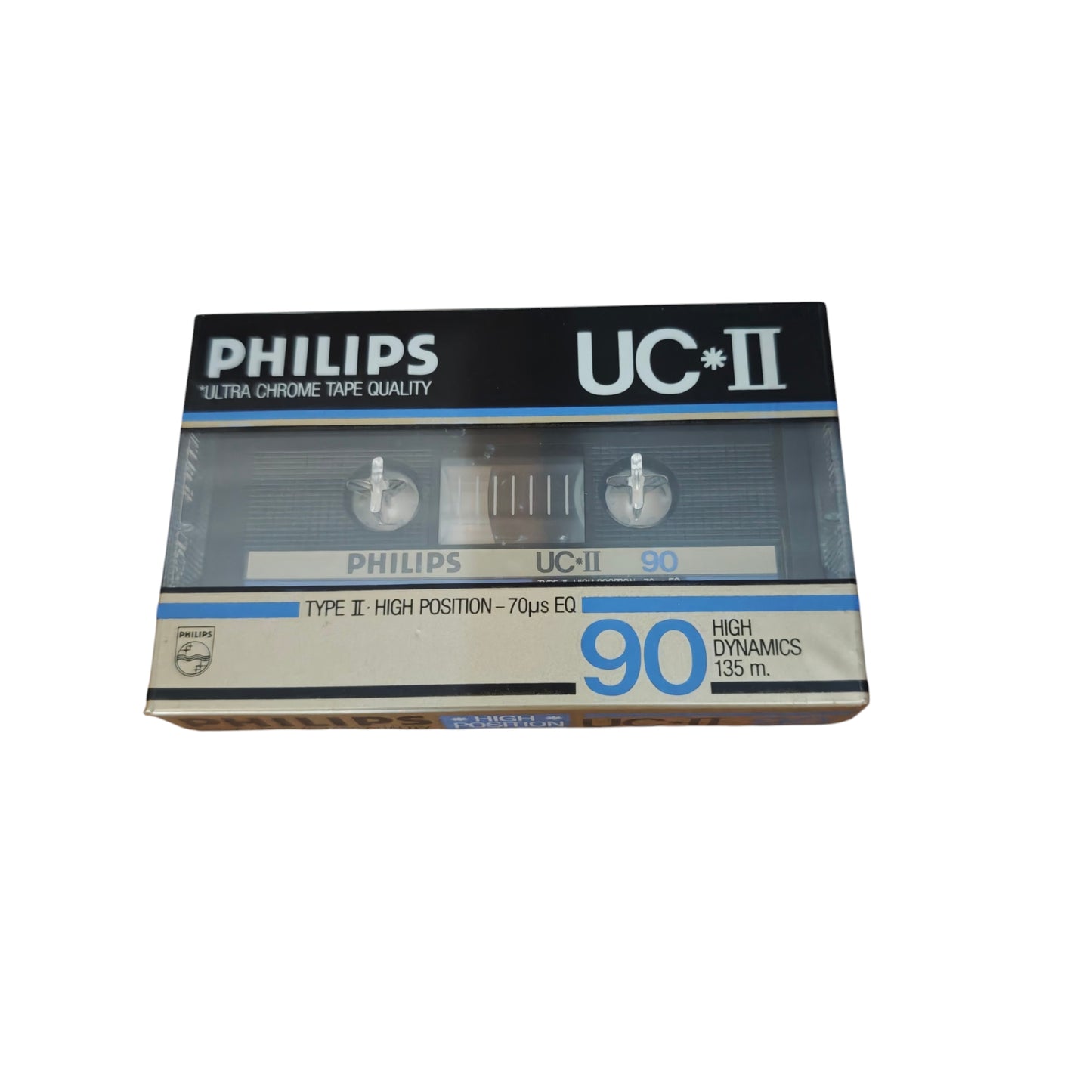 Philips UC-II 90 Audiokassette Leer Kassette
