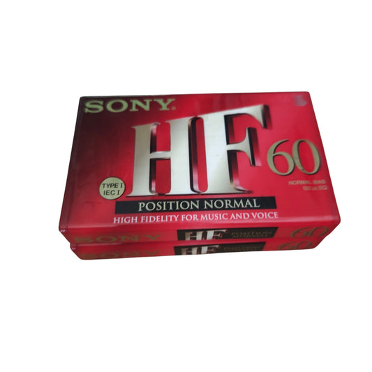 Sony HF 60 Audiokassetten Leer Kassette 2 Stk.