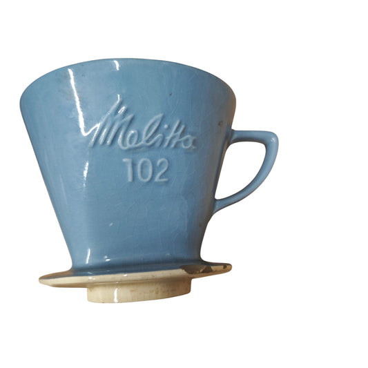 Melitta Kaffeefilter 102 Hellblau Pastell Melitta Filter Vintage Kaffeefilter 3 Loch Porzellan Filter Barista