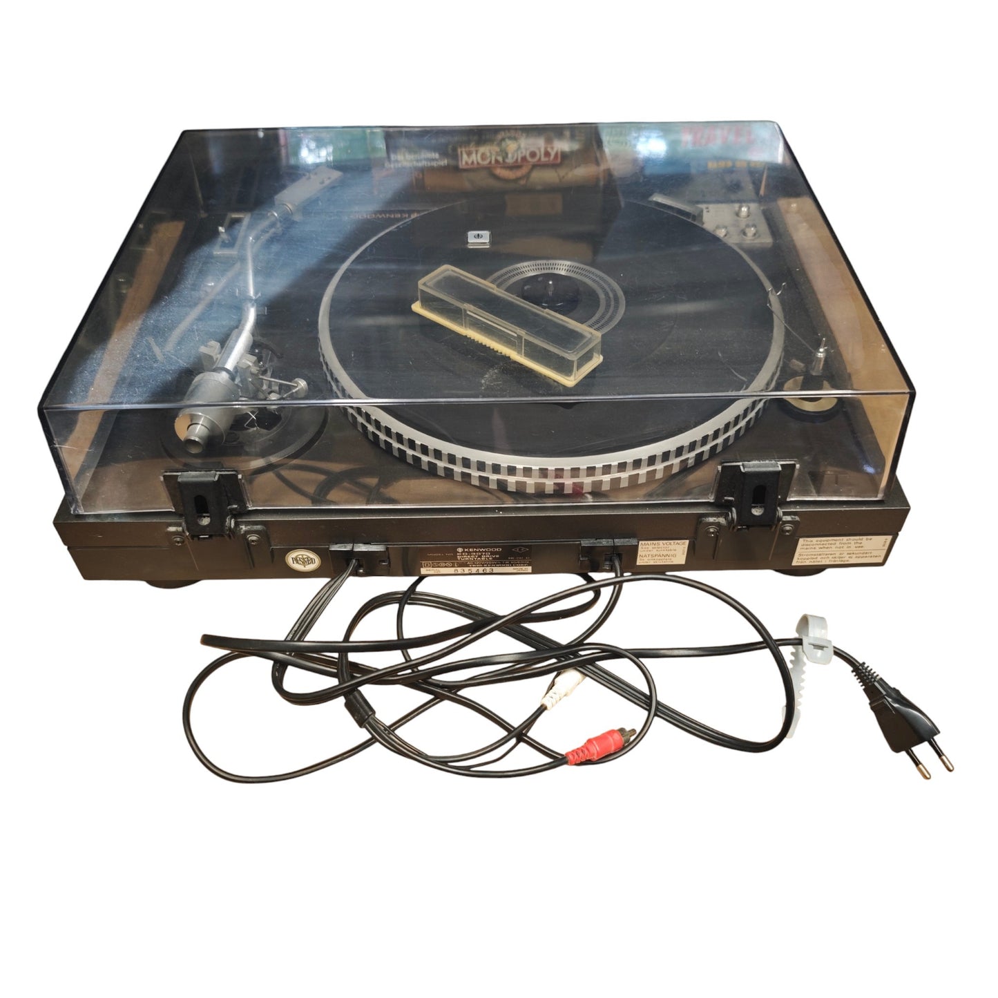 Kenwood KD-3070, ein klassischer Vintage-Plattenspieler mit Direktantrieb und Halbautomatik aus den späten 1970er