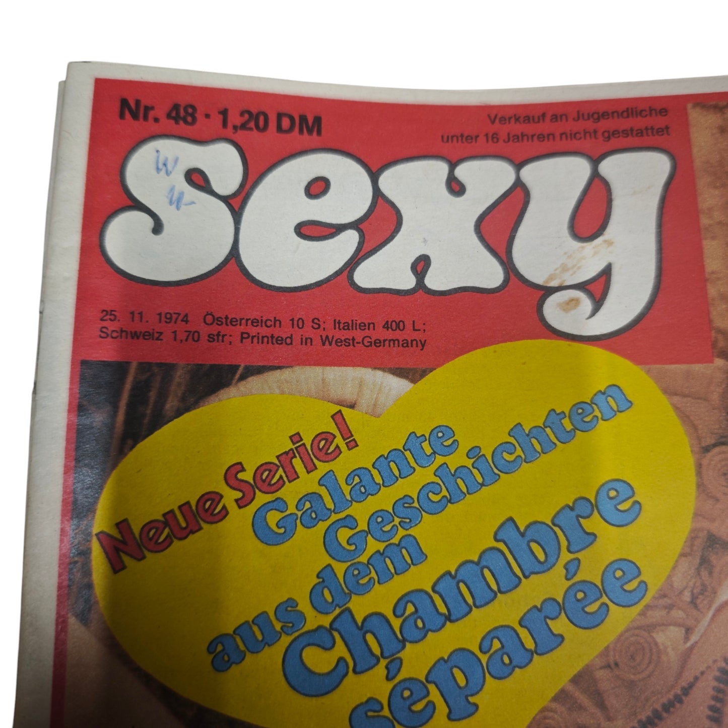 Erotischen Magazin Sexy aus den 1974 jahren 23 Stk.