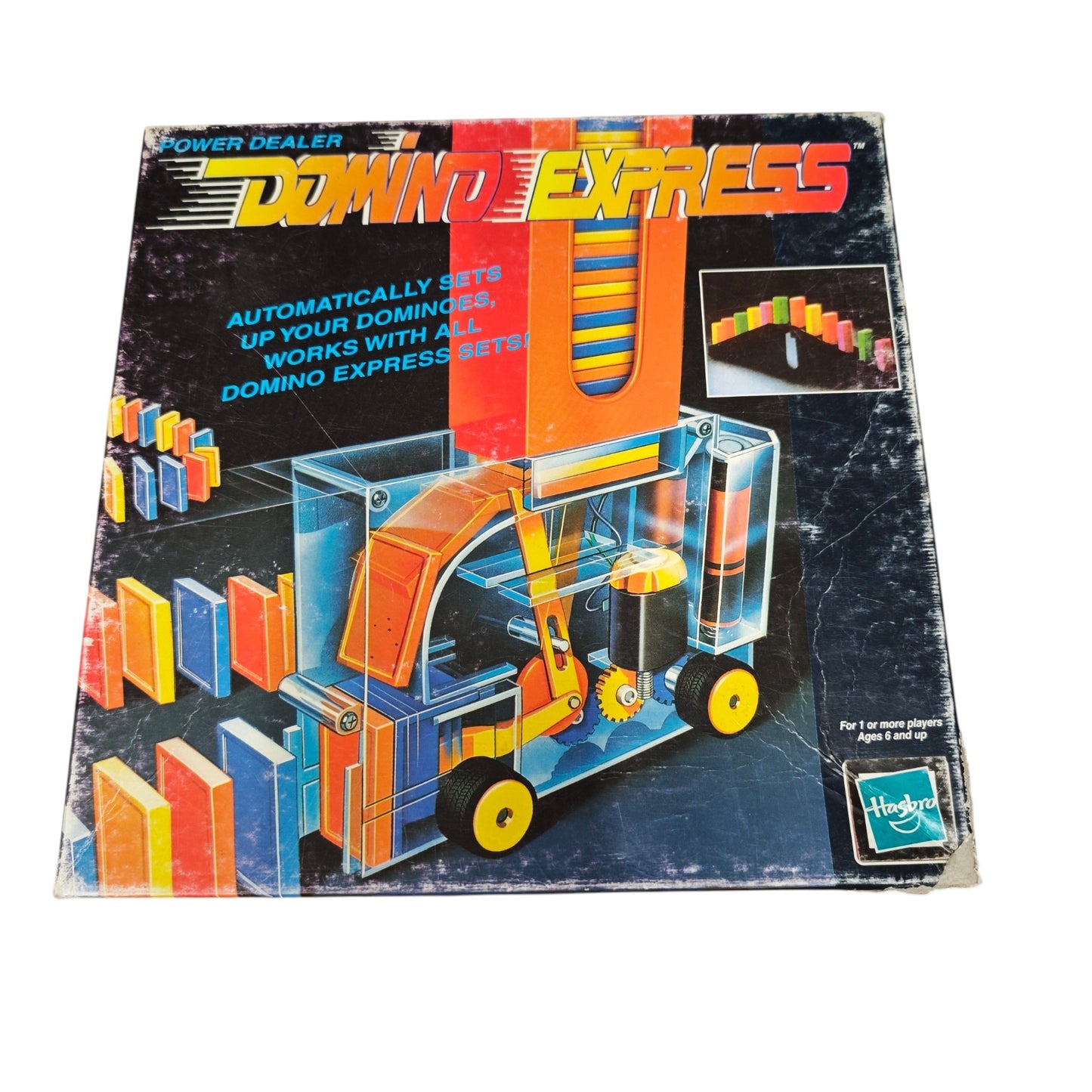 Vintage-Aktionsspielzeugs Domino Express von Hasbro Loop-the-Loop