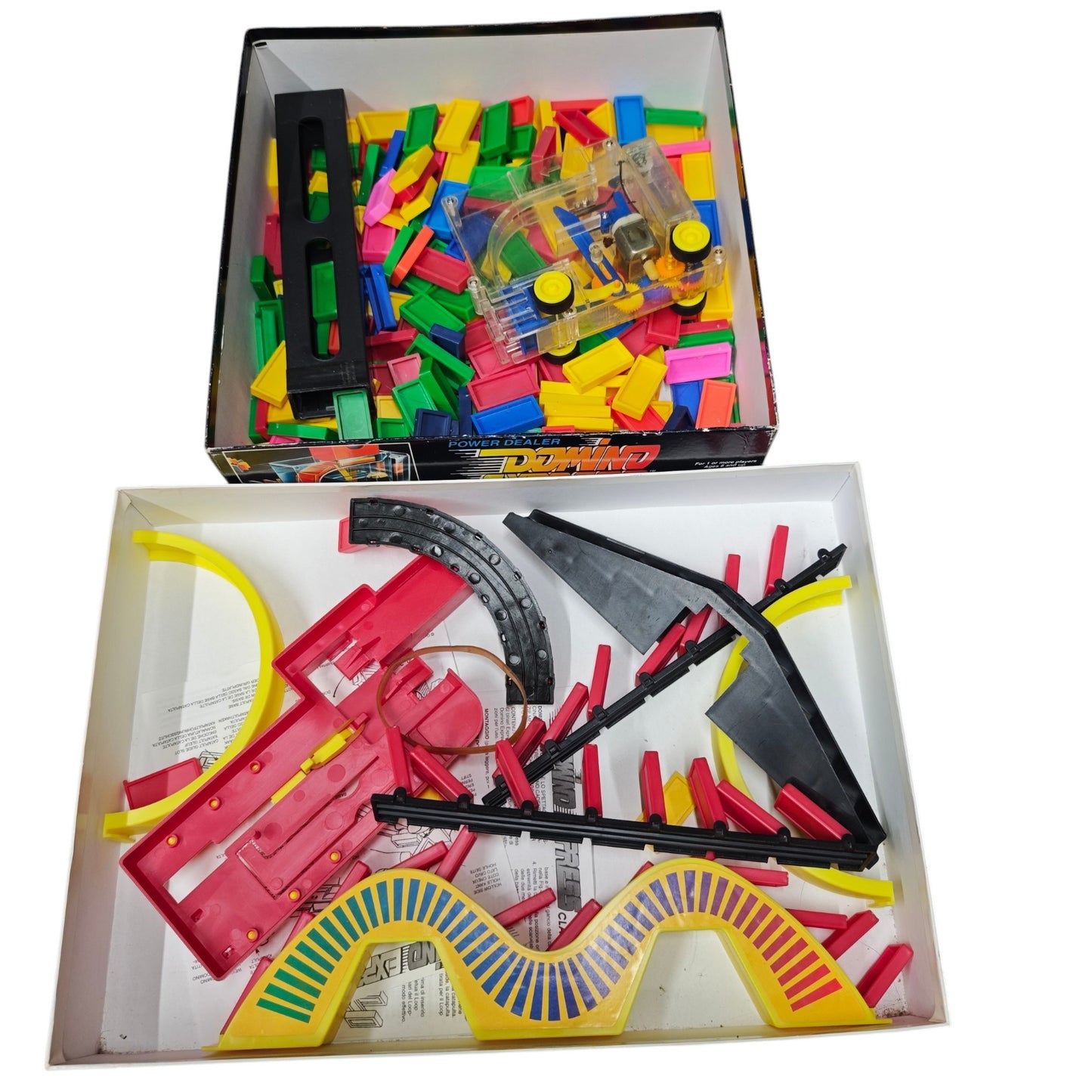 Vintage-Aktionsspielzeugs Domino Express von Hasbro Loop-the-Loop