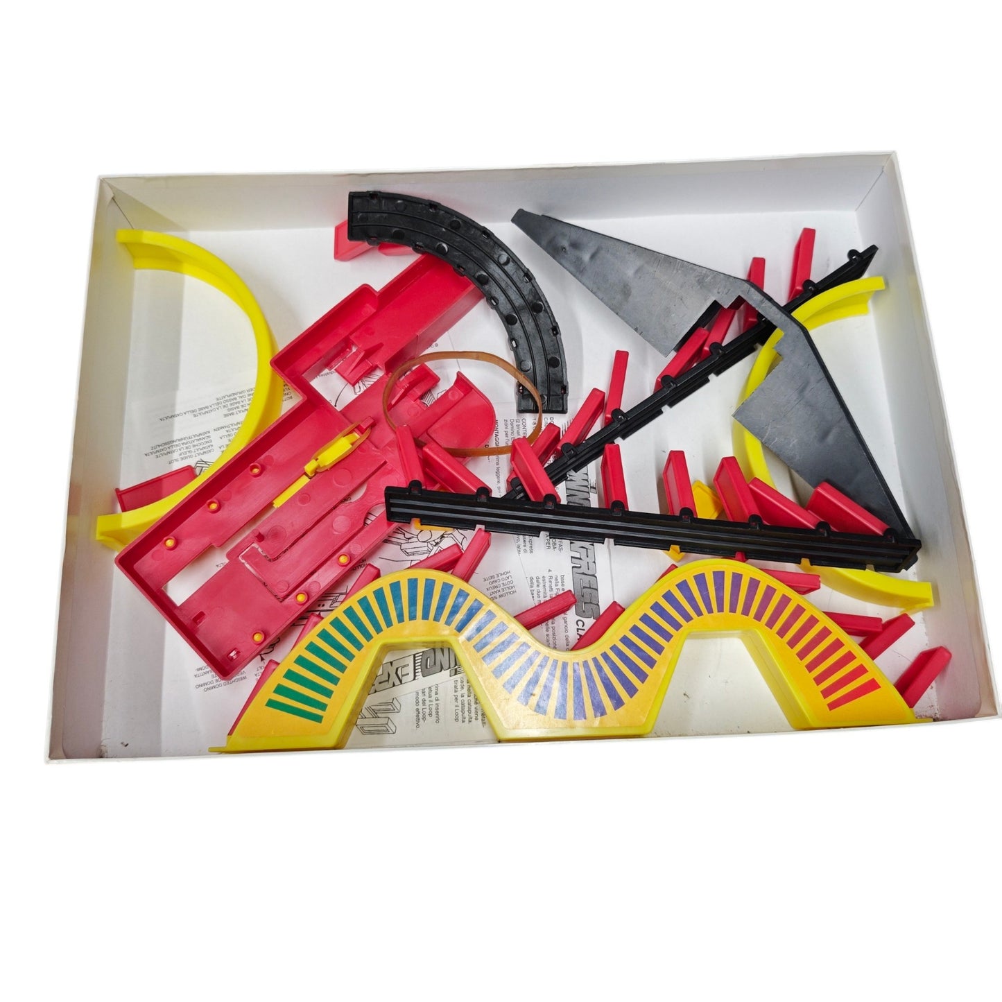 Vintage-Aktionsspielzeugs Domino Express von Hasbro Loop-the-Loop