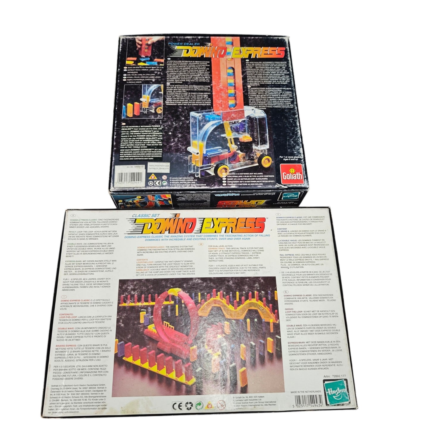 Vintage-Aktionsspielzeugs Domino Express von Hasbro Loop-the-Loop