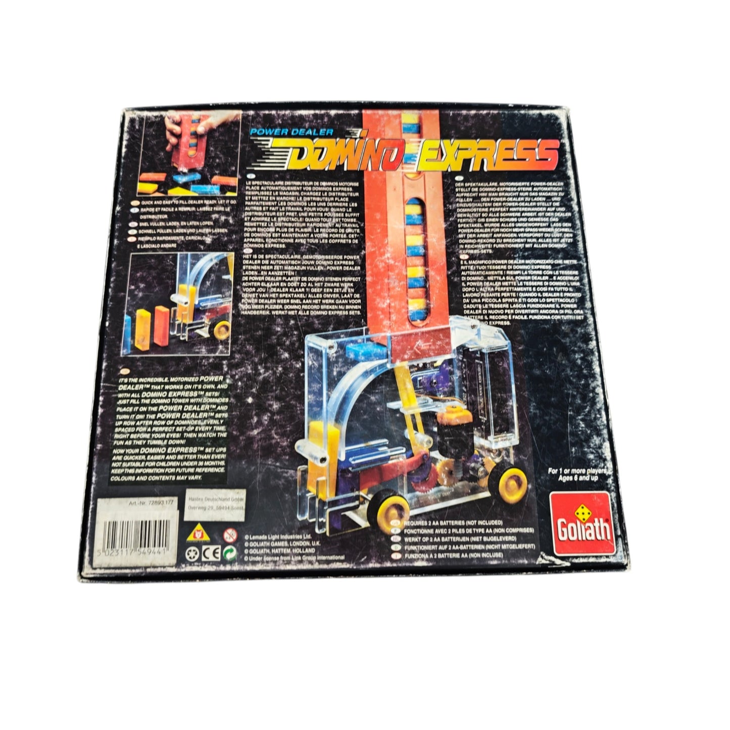 Vintage-Aktionsspielzeugs Domino Express von Hasbro Loop-the-Loop