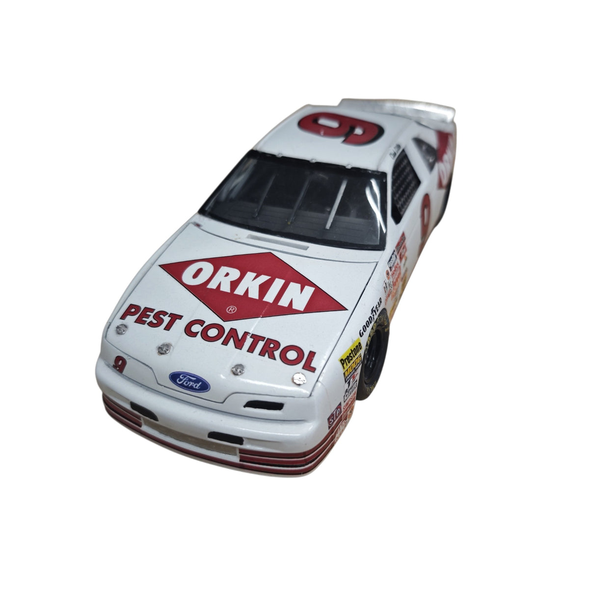 NASCAR-Modellauto  Ford Thunderbird Startnummer 9  Sponsorenaufschrift Orkin Pest Control