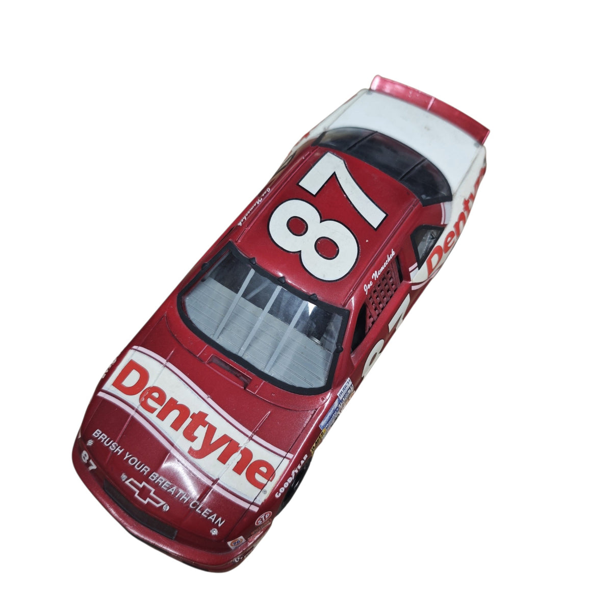 NASCAR-Modellauto Joe Nemechek Startnummer 87 und Dentyne Plastik Bausatz