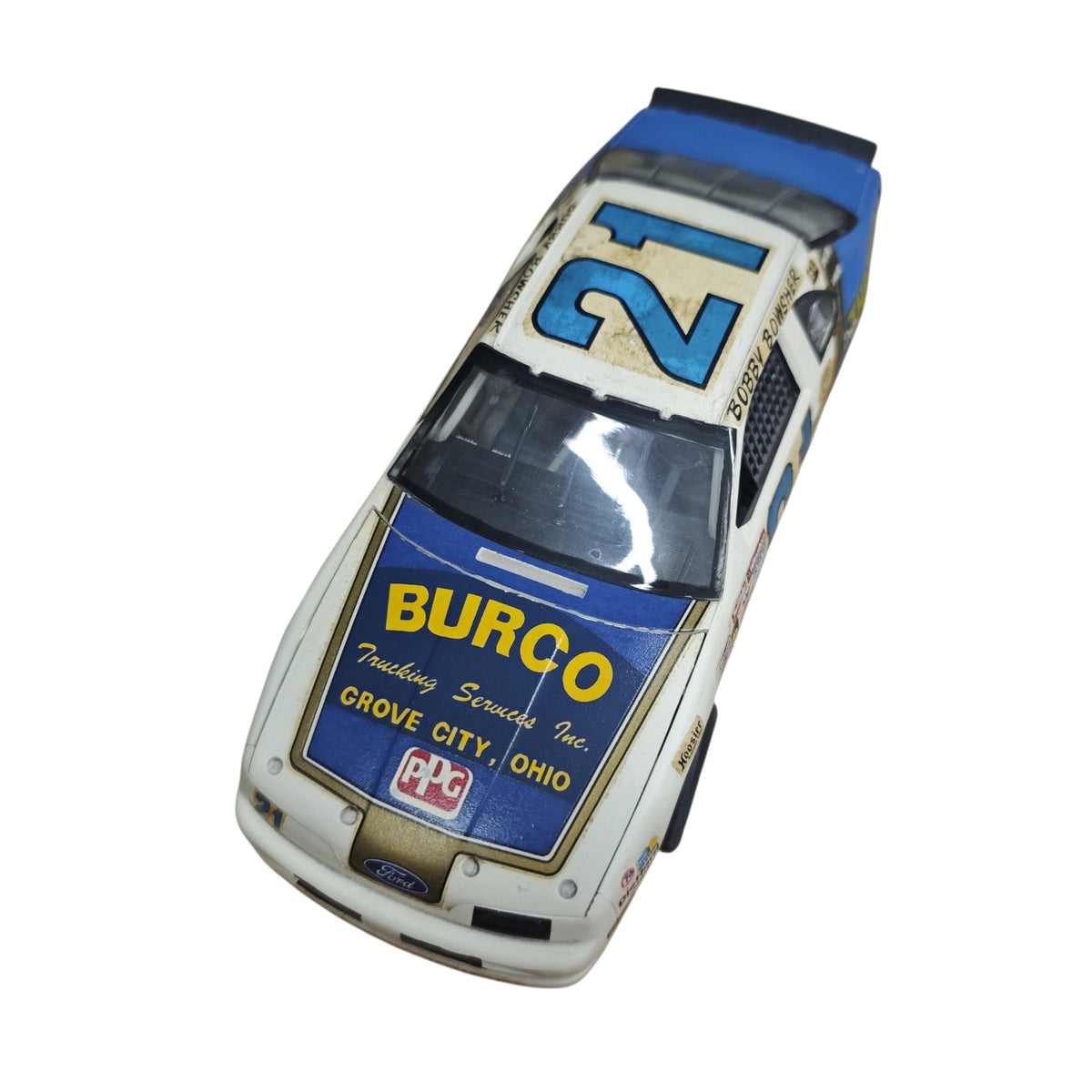 Modellauto Ford Thunderbird Startnummer 21 Fahrer Bobby Bowsher ARCA-Serie