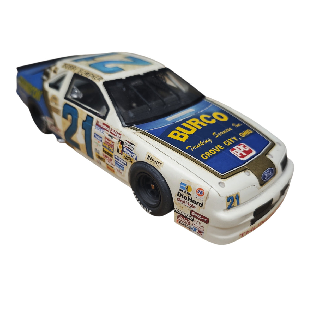 Modellauto Ford Thunderbird Startnummer 21 Fahrer Bobby Bowsher ARCA-Serie