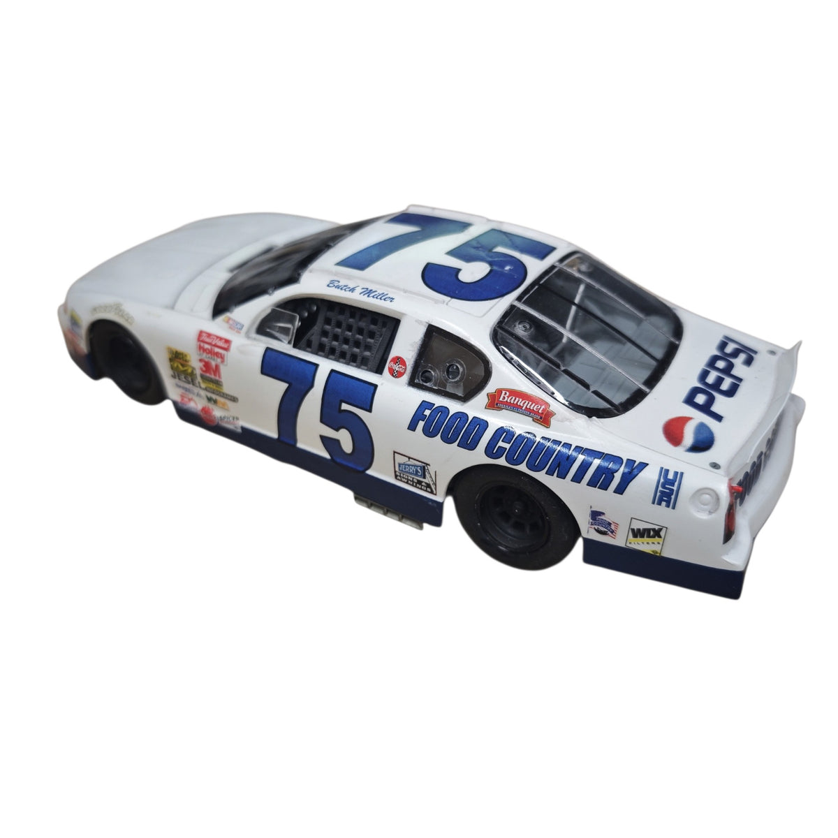 NASCAR-Modellauto Chevrolet Monte Carlo Startnummer 75 Food Country USA Butch Miller