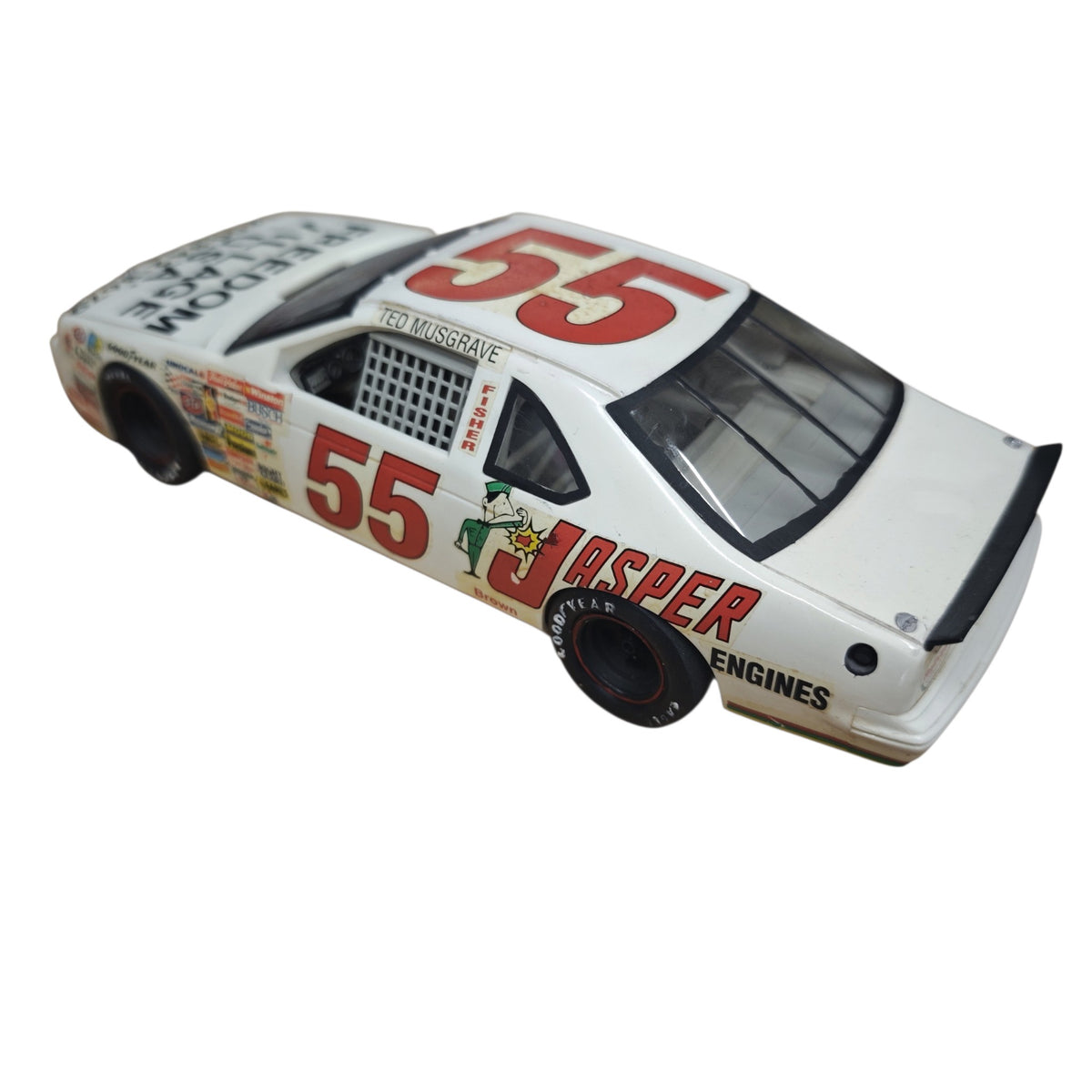 NASCAR-Modellauto Ted Musgrave Startnummer 55 Sponsoren Jasper Engines  Freedom Village U.S.A.
