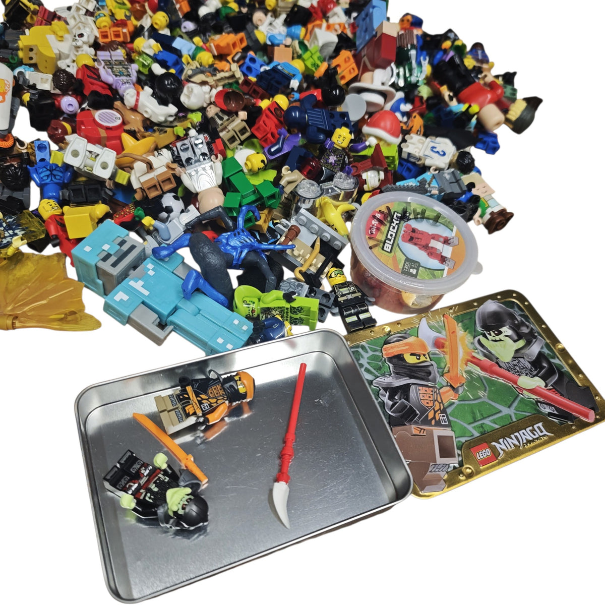 Bunte LEGO-Mischung verschiedenen Minifiguren ca.1 Kg