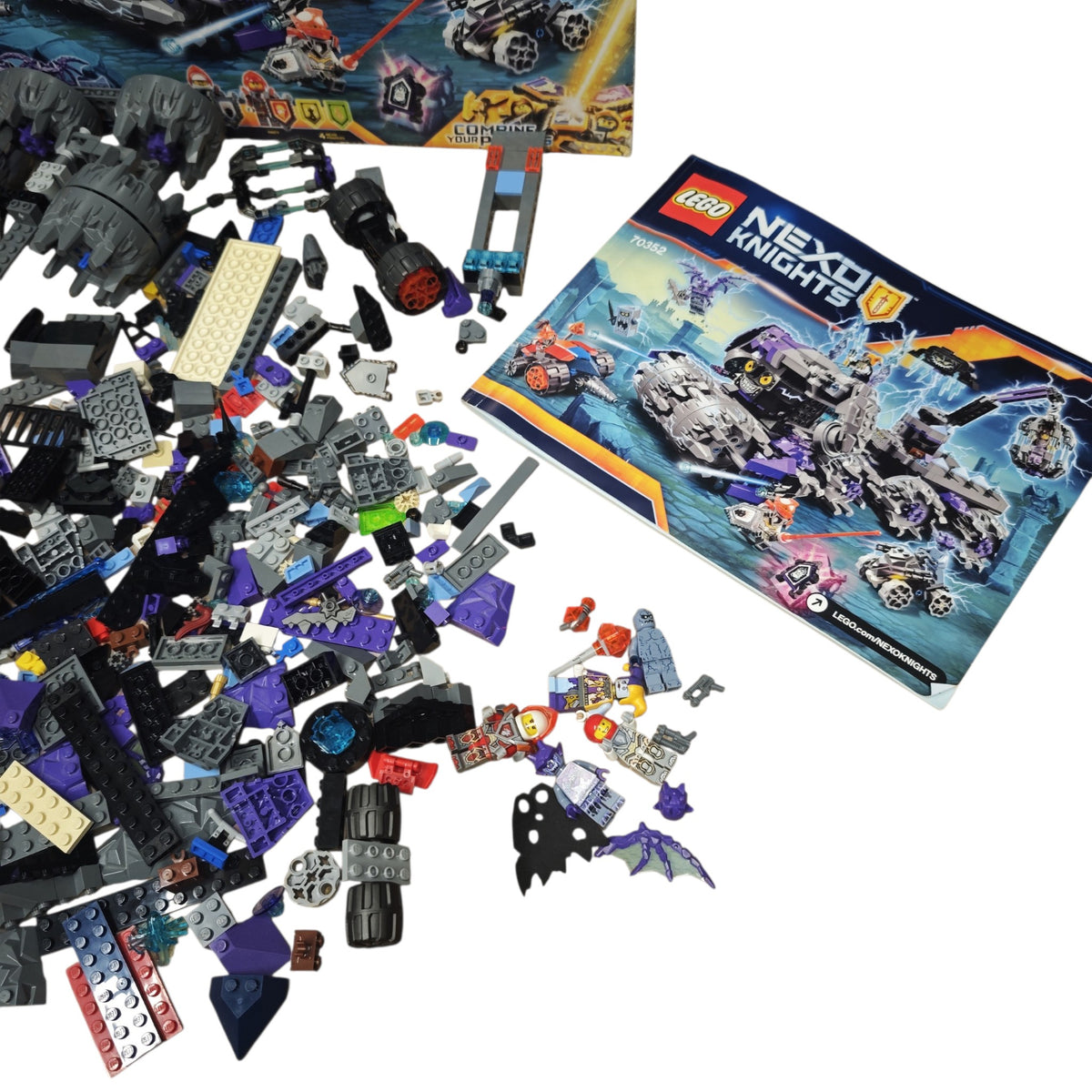 LEGO Nexo Knights Set Jestros Monströses Monster-Mobil 70352 Nicht Komplett