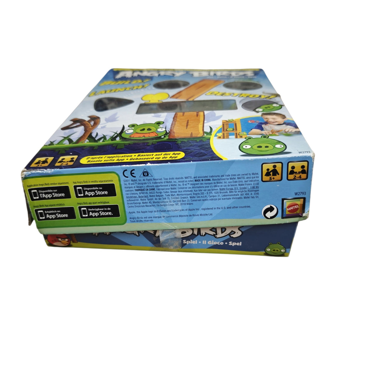 Gesellschaftsspiels Angry Birds: Knock on Wood von Mattel Modellnummer W2793