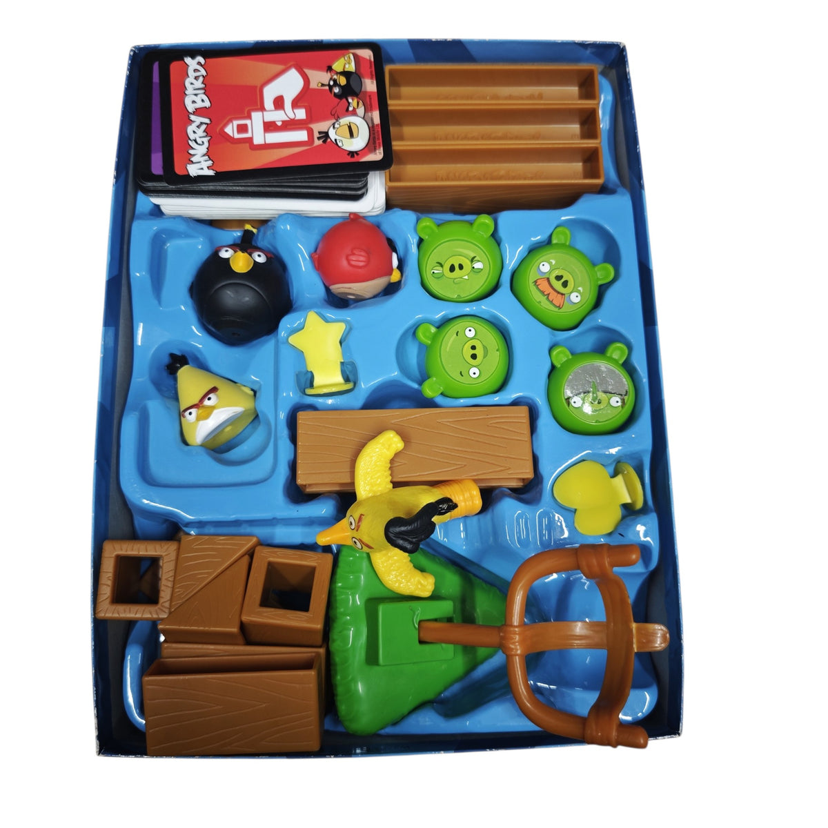 Gesellschaftsspiels Angry Birds: Knock on Wood von Mattel Modellnummer W2793