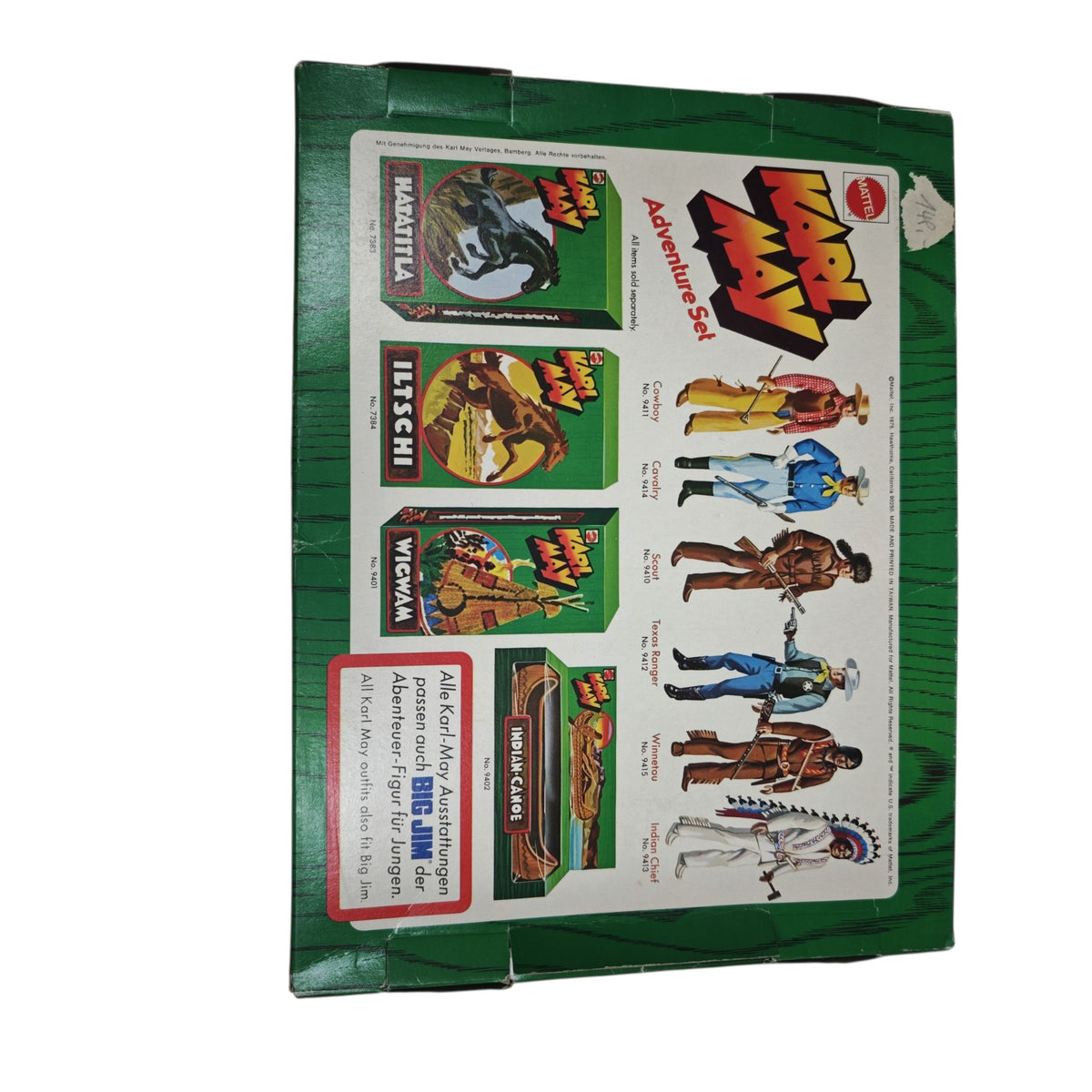 original Mattel Big Jim Karl May Outfit-Set Kavallerie Ref. 9414 1970er Jahren