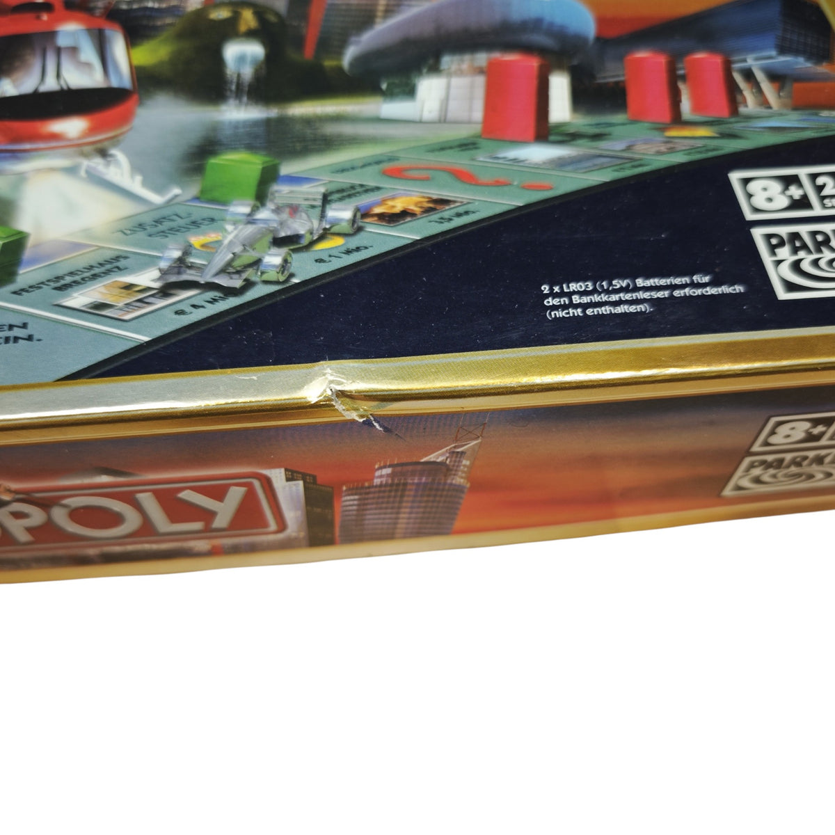 Monopoly Banking – Österreich-Ausgabe von Parker / Hasbro mit einem elektronischen Bankkartenleser
