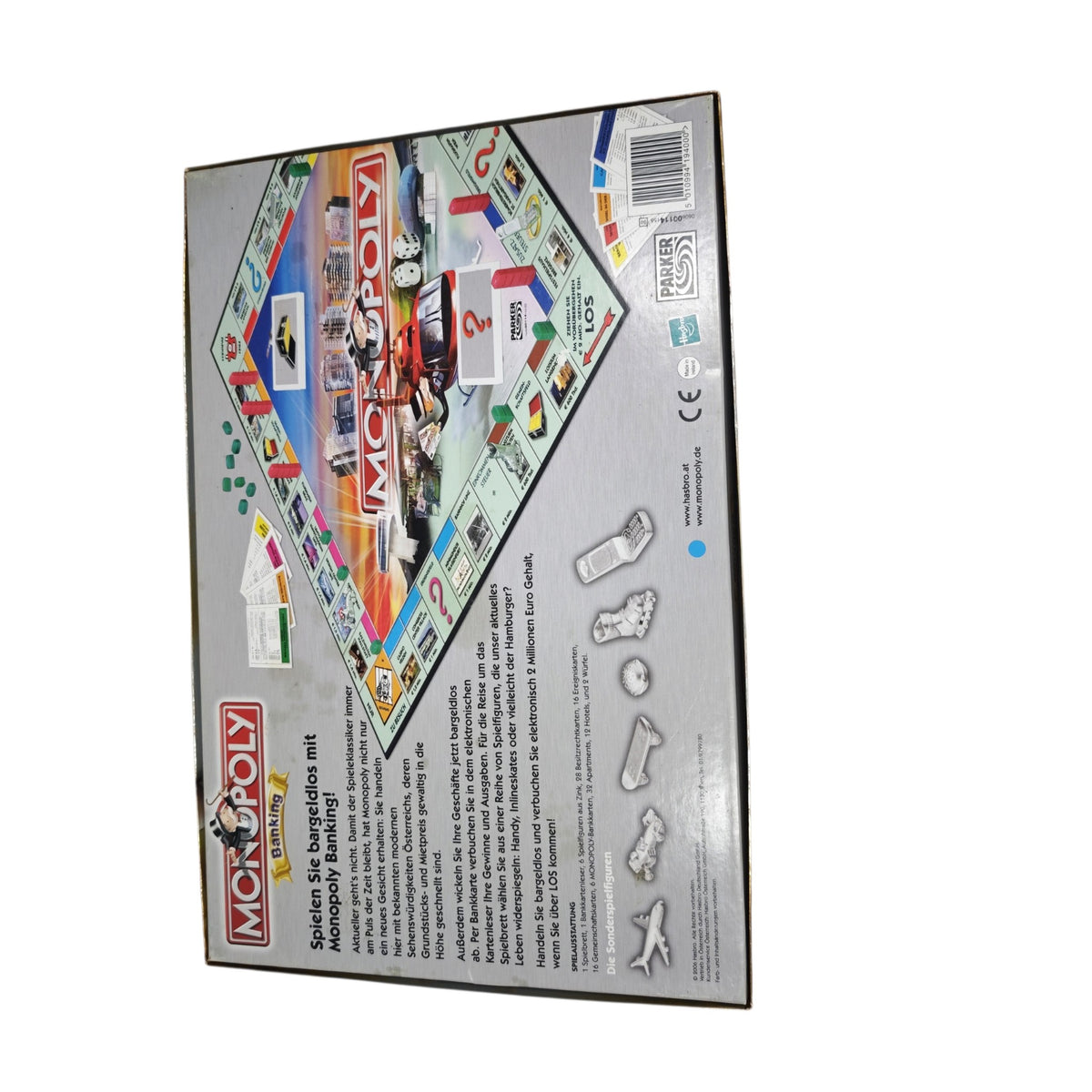 Monopoly Banking – Österreich-Ausgabe von Parker / Hasbro mit einem elektronischen Bankkartenleser