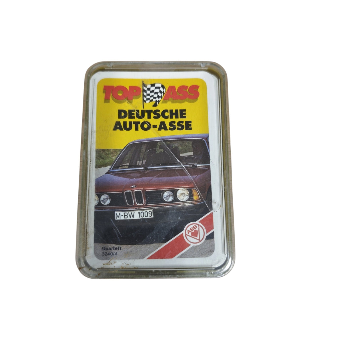 ASS Altenburger Quartett-Spiel „Deutsche Auto-Asse Nummer 3240/4, ca. frühe 1980er-Jahre