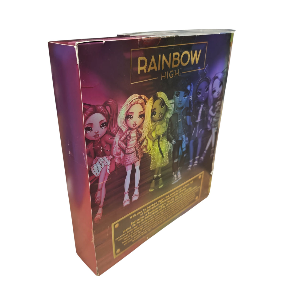 Rainbow High Amaya Raine Series 2 Modepuppe glitzerndem Regenbogen-Haar und zweitem Outfit-Set