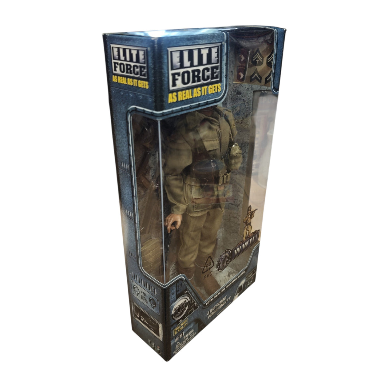 1/6 Actionfigur des US 4th Division Maschinengewehrschützen aus dem Zweiten Weltkrieg von Elite Force (Blue Box Toys)