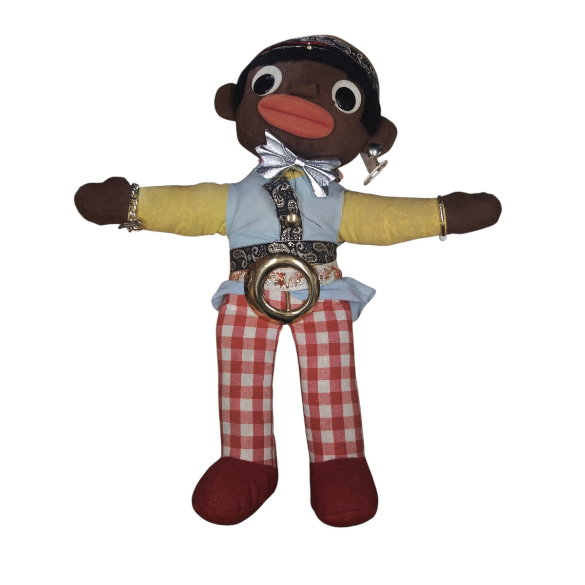 Stoffpuppe im Vintage-Stil Retro-Plüschfiguren Hamiro  1960er-1980er Jim Knopf