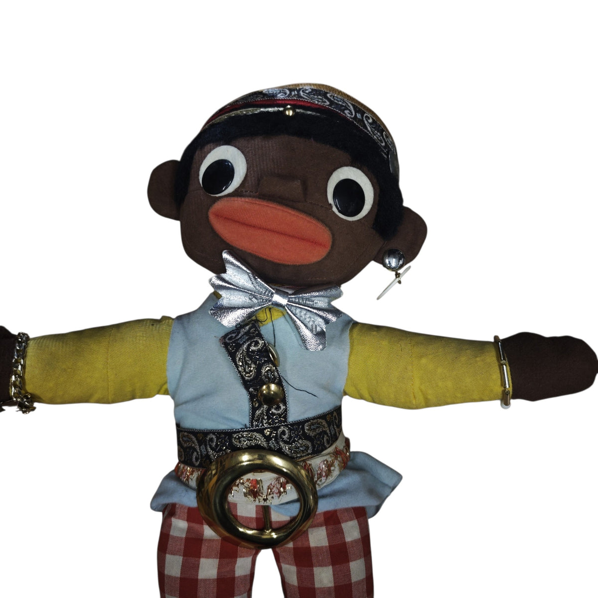 Stoffpuppe im Vintage-Stil Retro-Plüschfiguren Hamiro  1960er-1980er Jim Knopf