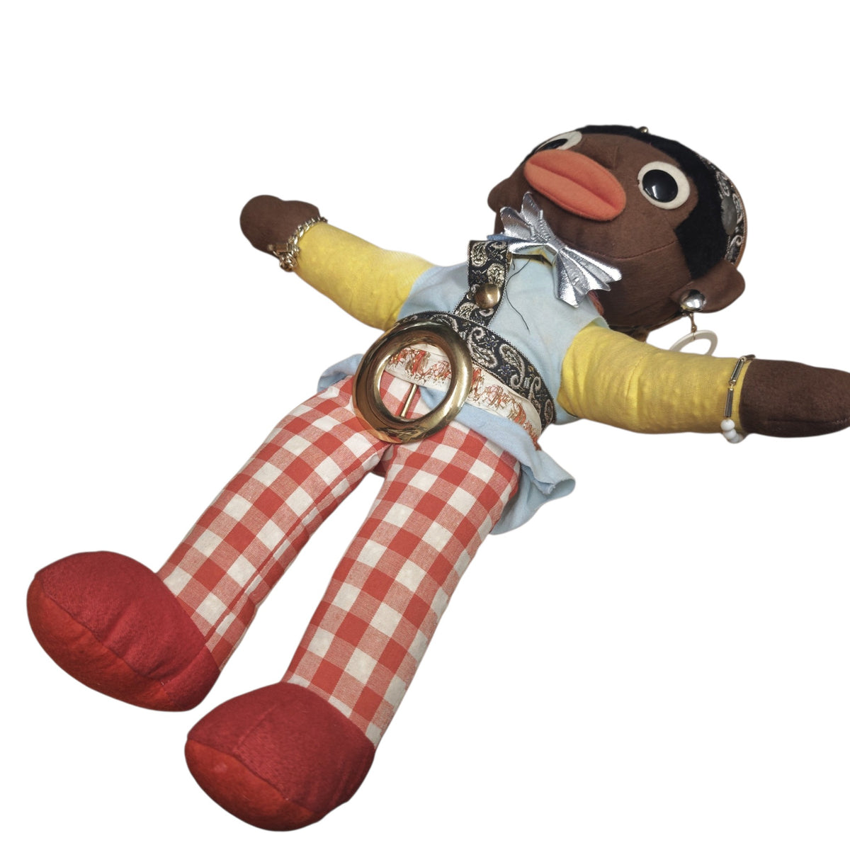 Stoffpuppe im Vintage-Stil Retro-Plüschfiguren Hamiro  1960er-1980er Jim Knopf
