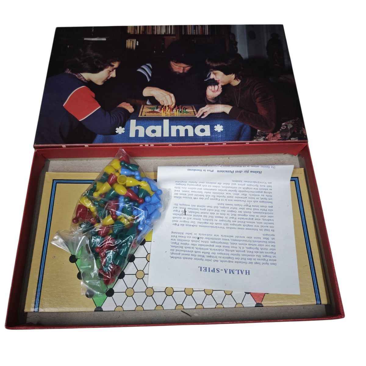 DDR-Brettspiels Gesellschaftsspiels Halma von&nbsp VEB Plasticart Annaberg-Buchholz