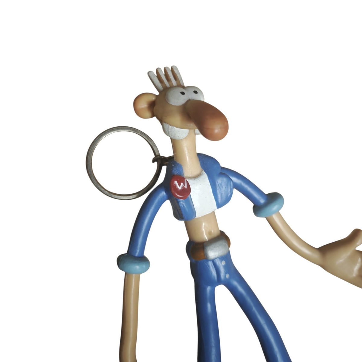 Werner-Figur Biegefigur Schlüsselanhänger der Kultfigur Werner Wernersen von Zeichner Brösel