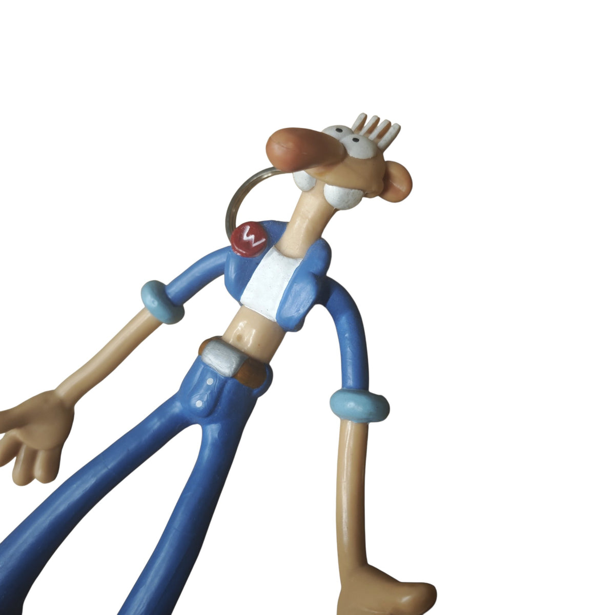 Werner-Figur Biegefigur Schlüsselanhänger der Kultfigur Werner Wernersen von Zeichner Brösel