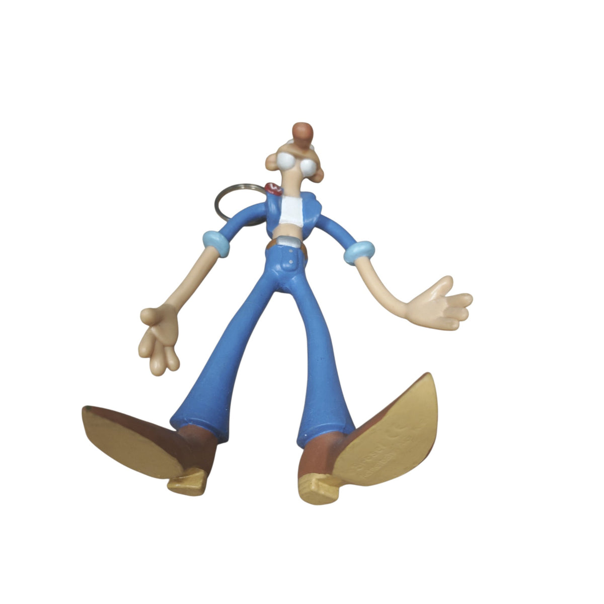 Werner-Figur Biegefigur Schlüsselanhänger der Kultfigur Werner Wernersen von Zeichner Brösel