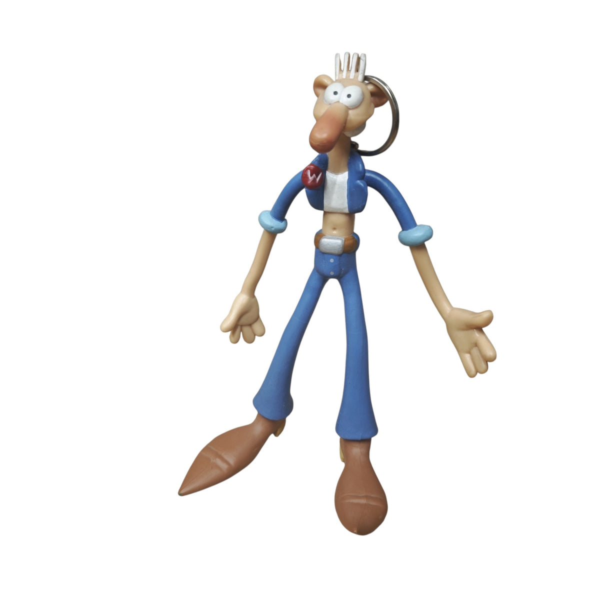 Werner-Figur Biegefigur Schlüsselanhänger der Kultfigur Werner Wernersen von Zeichner Brösel