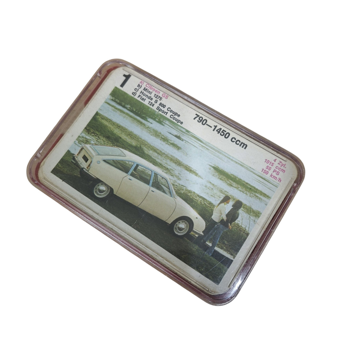 Quartett-Kartenspiel Auto- oder Sportwagen-Quartett 1970er-Jahren