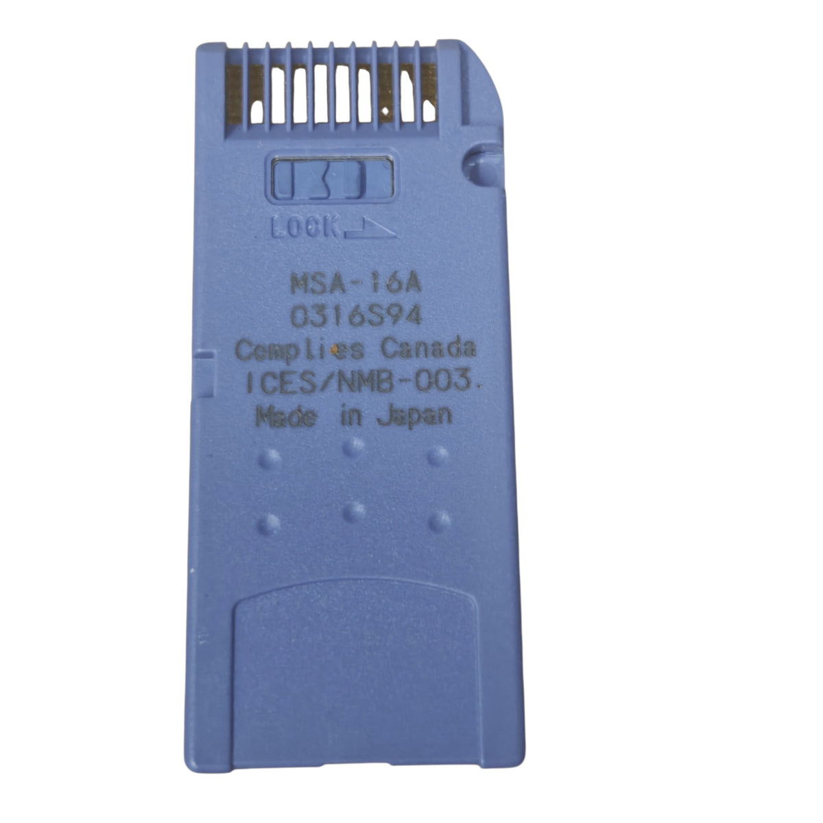 Sony 16MB Memory Stick Speicherkarte Modell MSA-16ASony Cyber-shot Digitalkameras