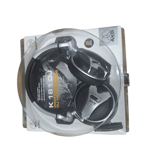 DJ-Kopfhörer AKG K181 DJ (Reference Class) in ihrer originalen Blisterverpackung.