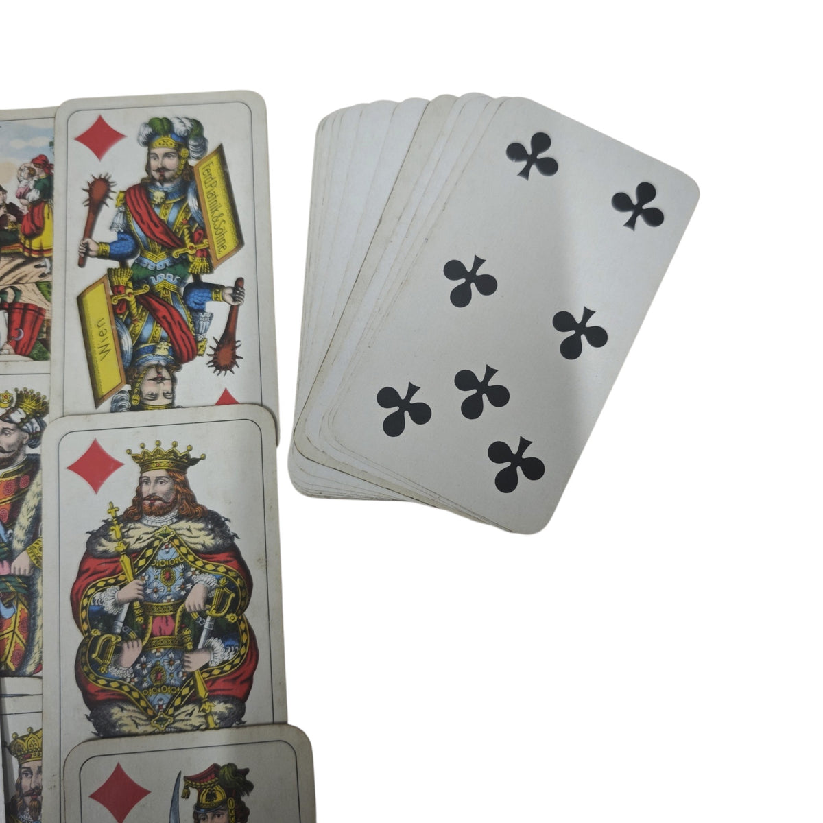 Tarock-Spielkartenset der Wiener Spielkartenfabrik Ferd. Piatnik & Söhne Wien 54 karten