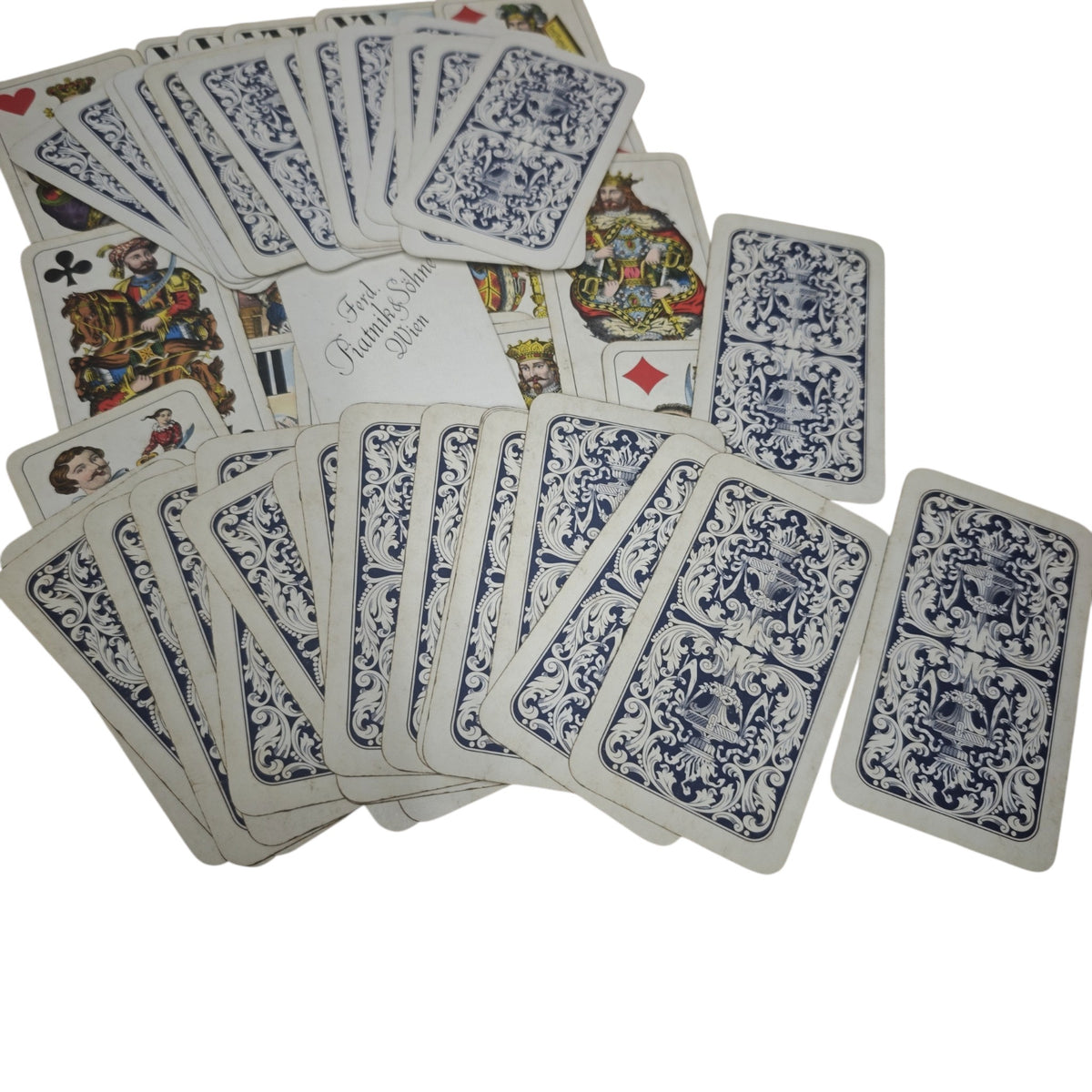 Tarock-Spielkartenset der Wiener Spielkartenfabrik Ferd. Piatnik & Söhne Wien 54 karten