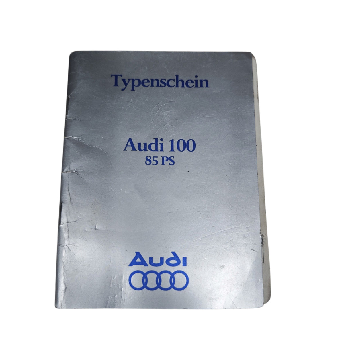 Typenschein für einen Audi 100