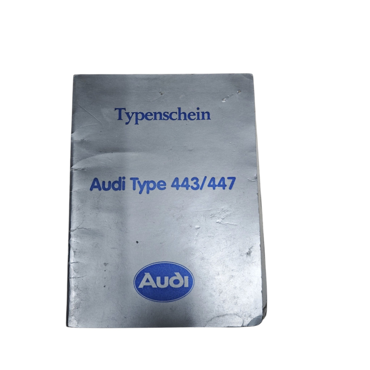 österreichischen Typenschein für einen Audi Typ 443/447 Audi 100