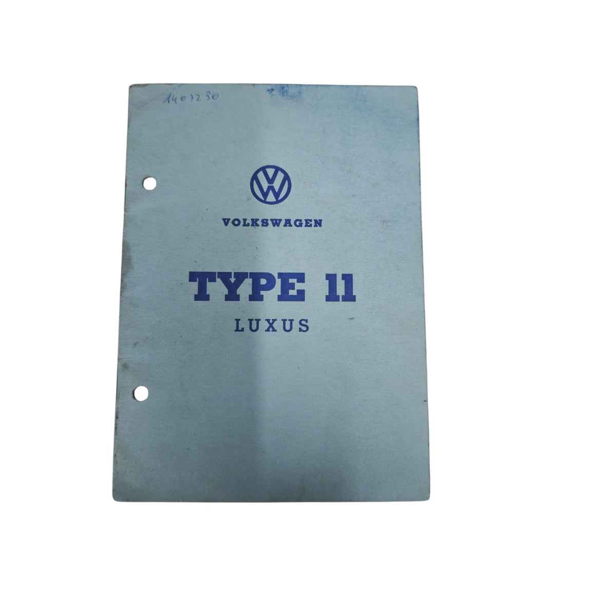 Österreichischen Typenschein für einen Volkswagen Käfer (Type 11 Luxus)