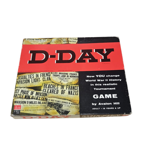 Strategiespiel D-Day des Verlags The Avalon Hill Company aus dem Jahr 1961